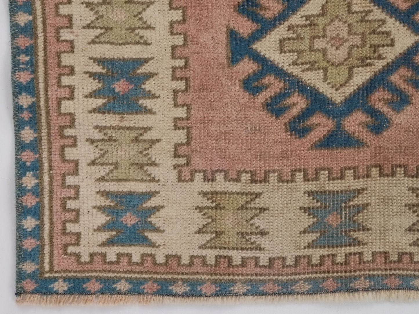Turkish Vintage Oushak Runner Rug, 3x9 Rug Runner, Carpet Runner, Entryway rug, Hallway rug, Kitchen rug, Runner, Anatolia rug, 9080