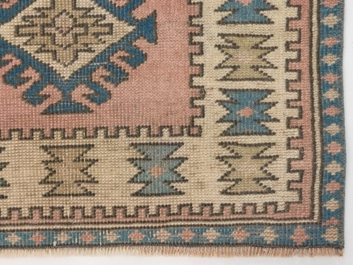 Turkish Vintage Oushak Runner Rug, 3x9 Rug Runner, Carpet Runner, Entryway rug, Hallway rug, Kitchen rug, Runner, Anatolia rug, 9080