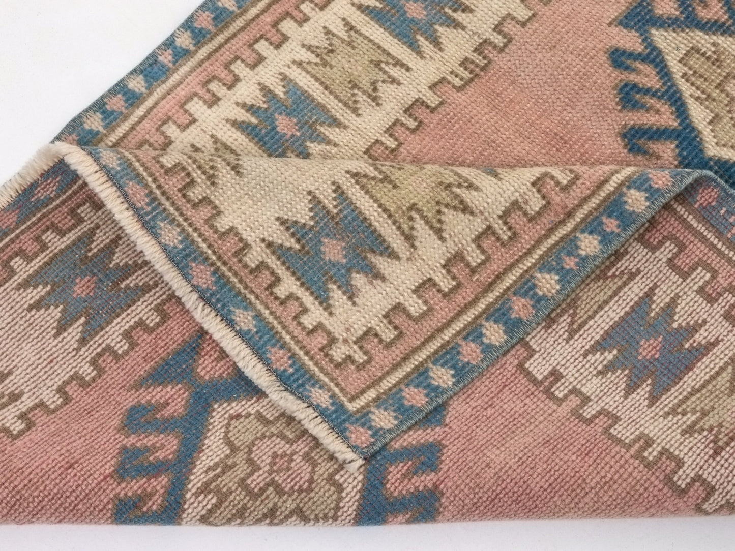 Turkish Vintage Oushak Runner Rug, 3x9 Rug Runner, Carpet Runner, Entryway rug, Hallway rug, Kitchen rug, Runner, Anatolia rug, 9080