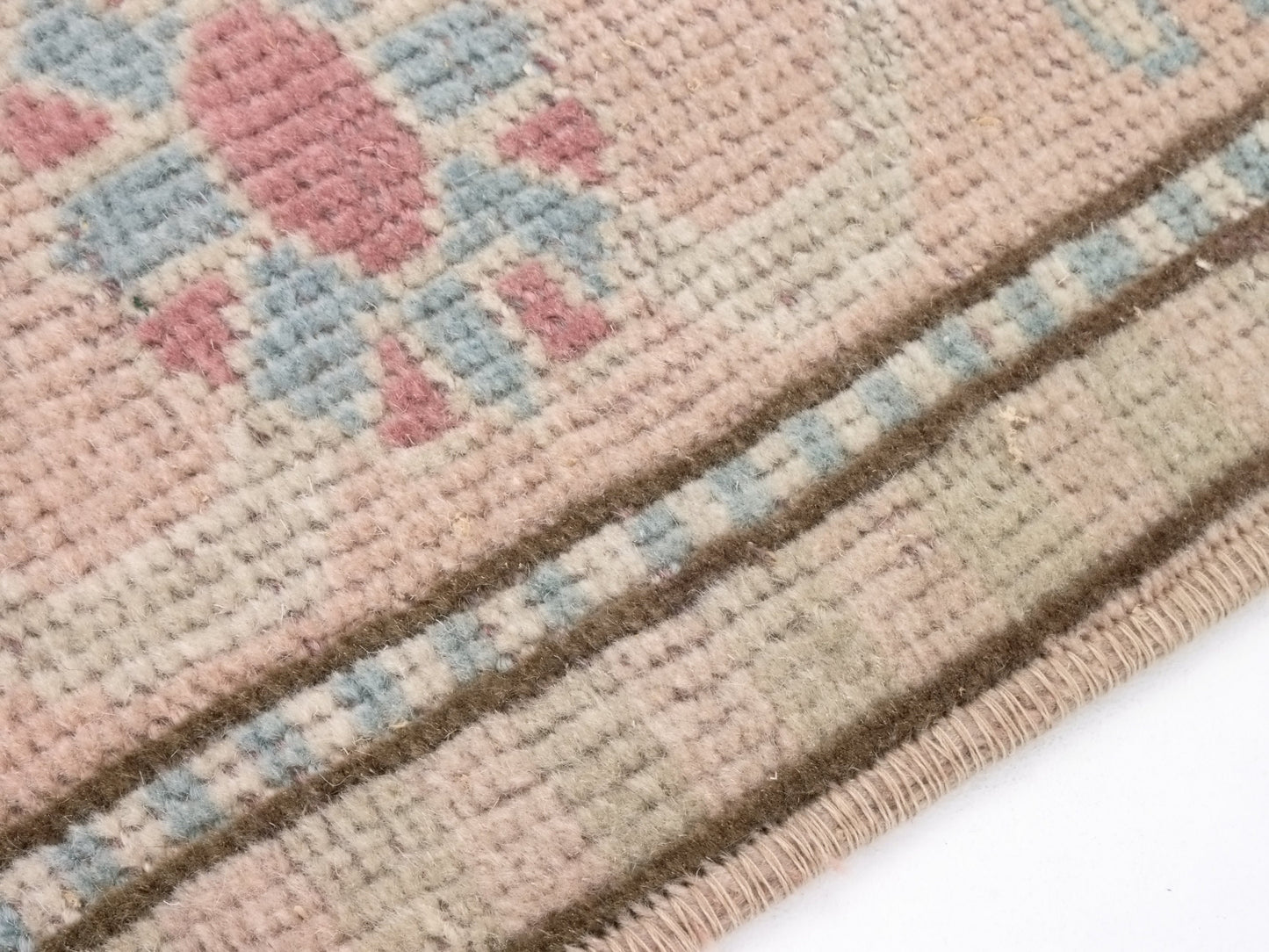 Faded Small Oushak Rug, Turkish Oushak Vintage Rug, Carpet Rug, Wool rug, Muted Rug, Small Vintage Rug, Neutral Rug, 4x6 Rug, 9068