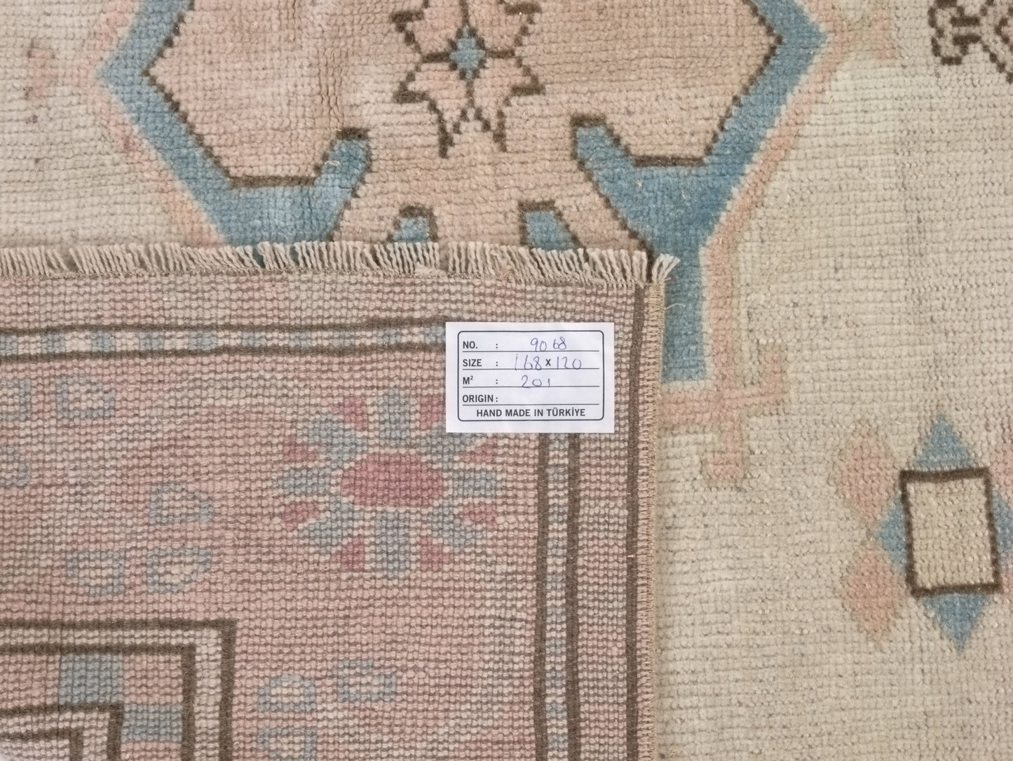Faded Small Oushak Rug, Turkish Oushak Vintage Rug, Carpet Rug, Wool rug, Muted Rug, Small Vintage Rug, Neutral Rug, 4x6 Rug, 9068