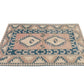 Geometric Turkish rug, Anatolia Rug, Oushak Rug, Vintage Rug, Unique rug, Wool rug, Handmade rug, Small rug 4x5, Entryway rug, 9062