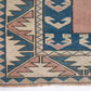 Geometric Turkish rug, Anatolia Rug, Oushak Rug, Vintage Rug, Unique rug, Wool rug, Handmade rug, Small rug 4x5, Entryway rug, 9062