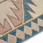 Geometric Turkish rug, Anatolia Rug, Oushak Rug, Vintage Rug, Unique rug, Wool rug, Handmade rug, Small rug 4x5, Entryway rug, 9062