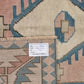 Geometric Turkish rug, Anatolia Rug, Oushak Rug, Vintage Rug, Unique rug, Wool rug, Handmade rug, Small rug 4x5, Entryway rug, 9062