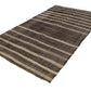 6x9 Goat Hair Kilim Rug, Turkish Vintage Kilim Rug, Brown Handmade Area Rug, Farmhouse Rug, Unique Rug, Rustic Rug, Primitive, 7823