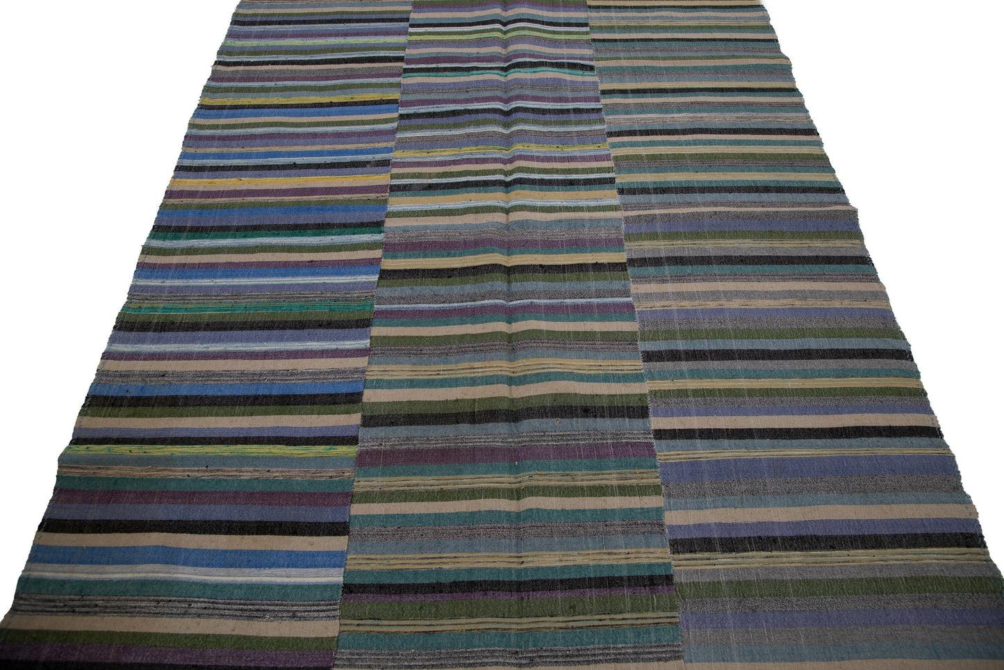 Boho Striped Kilim rug, Area Bohemian rug, Vintage kilim, Eclectic rug, 6x8 Kilim rug, Bedroom rug, Nursery Rug, Kid room rug, 103