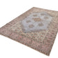 Soft Blue Oushak Rug, Turkish Oushak Rug, Vintage Rug, Area rug 7x10, Handmade rug, Anatolia rug, Wool Rug, Living room rug, Carpet rug,9011