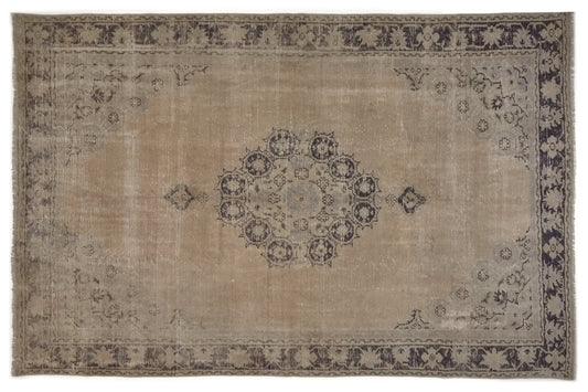 Turkish Oushak Vintage Rug, Area Rug 7x11, Handmade rug, Carpet rug, Wool Large Rug, Neutral rug, One of a kind, Living room rug, 9009