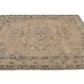 Turkish Neutral Rug, Vintage Rug, Area Rug, Beige Rug 6x9, Faded Rug, Muted Handmade Oushak Rug, Bedroom rug, Entryway rug, 8973