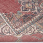 Oushak Rug, Anatolia Rug, Faded rug, Red rug, Turkish rug, Carpet rug, Area rug 7x11, Handmade rug,Turkey rug,Bohemian rug,Red,Blue,rug,8808