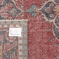 Oushak Rug, Anatolia Rug, Faded rug, Red rug, Turkish rug, Carpet rug, Area rug 7x11, Handmade rug,Turkey rug,Bohemian rug,Red,Blue,rug,8808