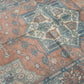 7x10 Turkish Oushak Vintage Rug, Handmade Area Carpet rug, Bedroom rug, Bohemian rug, Floor rug, Living room, Anatolia rug, 8967