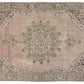 Faded Rug, Area Rug, Turkish Rug, Oushak Rug, Vintage Rug, Handmade rug, 7x11 Rug, Muted rug, Pastel Rug, Living room rug, Anatolia rug,8963