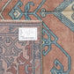 7x10 Turkish Oushak Vintage Rug, Handmade Area Carpet rug, Bedroom rug, Bohemian rug, Floor rug, Living room, Anatolia rug, 8967