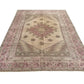 Turkish Rug Neutral 7x11, Vintage Oushak Rug, Large Area Rug, Handmade Wool Carpet rug, Anatolia Faded Rug, One of a kind rug, Home Rug,8961