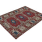 Orient Oushak Rug, Small Area Rug, 5x6 Rug, Vintage Turkish Oushak Rug, Anatolia Carpet rug, Handmade Wool Rug Made in Turkey 1970's , 8954