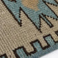 Turkish Oushak Rug, Vintage Turkish Rug, Small Area Rug, Handmade Carpet rug, Bedroom rug, Geometric Wool Rug Made in Turkey, 8928