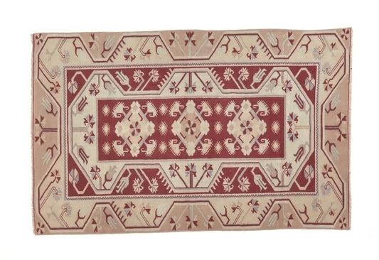 Turkish Rug, Area Rug, Vintage Rug, Bohemian rug, Geometric rug, 3x5 Rug, Handmade rug, Anatolia rug, Bedroom rug, One of a kind rug, 8922
