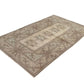 Neutral Oushak Rug, Turkish Rug Area, Vintage Rug Beige, 5x8 Rug, Handmade Anatolia Rug, Carpet rug, Muted Beige Faded Turkish Rug, 8873