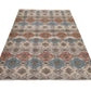 Bohemian Art Deco Oushak Rug, Checked Vintage Carpet Rug, 4x8 Rug, TURKİSH RUG, Handmade Area Rug, Entryway rug, Turkey rug, 8871