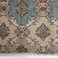 Bohemian Art Deco Oushak Rug, Checked Vintage Carpet Rug, 4x8 Rug, TURKİSH RUG, Handmade Area Rug, Entryway rug, Turkey rug, 8871
