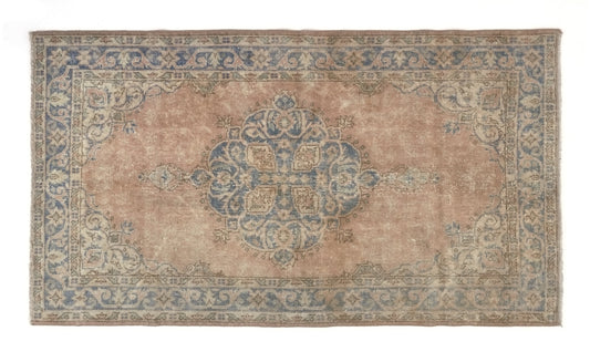 Oushak Rug, Anatolia Rug, Faded rug, Muted rug, Turkish rug, Carpet rug, Area rug 4x7, Handmade rug, Turkey rug,Bohemian rug,Pastel rug,8808