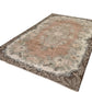 Area Rug 7x10, Turkish Vintage Rug, Oushak Carpet Rug, Neutral Handmade Rug, Living room rug, Turkey rug, Mid-Century Old Vintage Rug, 8811