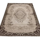 Turkish Vintage Carpet Rug, Handmade Oushak Rug, Beige Brown Area 4x7 Rug, Bedroom rug, Ethnic Rug, Unique Anatolia rug, Turkey rug,8806
