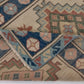 Scandinavian Oushak Rug, Turkish Rug, Vintage Rug, Bedroom Handmade Rug, Carpet rug, Unique Rug, Geometric Oushak Rug, Small Rug 3x5, 8776