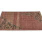 3x5 Pink Small Turkish Carpet Rug, Handmade Vintage Turkish Rug, Pink Oushak Rug, Floral rug, Kid room rug, Carpet rug, Nursery rug, 8774