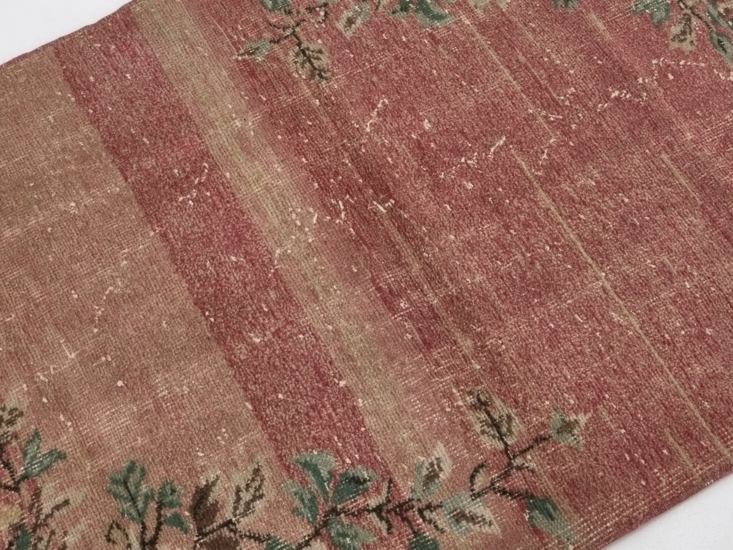 3x5 Pink Small Turkish Carpet Rug, Handmade Vintage Turkish Rug, Pink Oushak Rug, Floral rug, Kid room rug, Carpet rug, Nursery rug, 8774