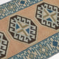 Vintage Hallway Runner, Oushak Turkish Runner Rug, Carpet Runner, Rug Runner 2x9, Kitchen Runner Rug, Bedroom rug, Entryway Rug, 8764