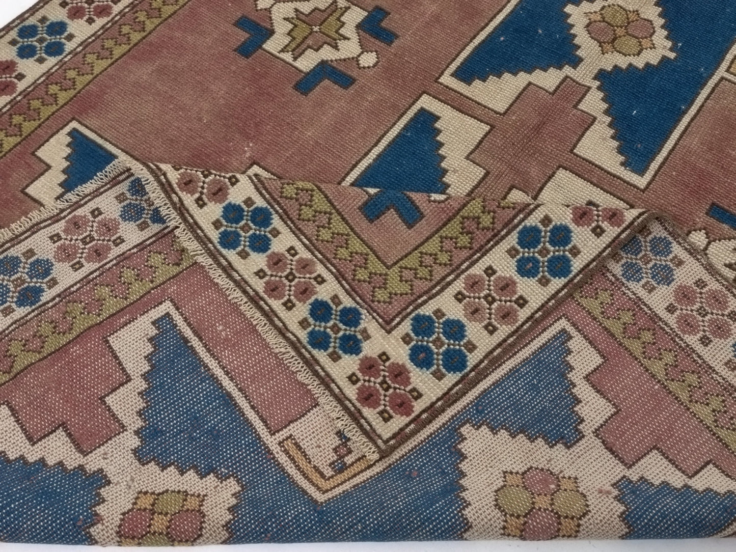5x8 Turkish Oushak Vintage Rug, Handmade Area Carpet rug, Bedroom rug, Bohemian rug, Floor rug, Living room rug, Anatolia rug, 8762