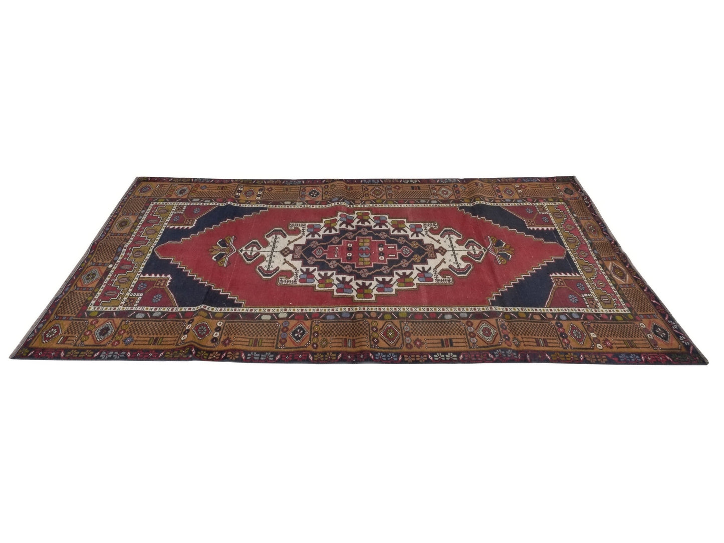Oriental Oushak Rug, Vintage Turkish Rug, Turkish rug 4x8, Handmade Rug, Shabby chic, Floor rug, Area rug, Carpet rug, Traditional rug, 8652