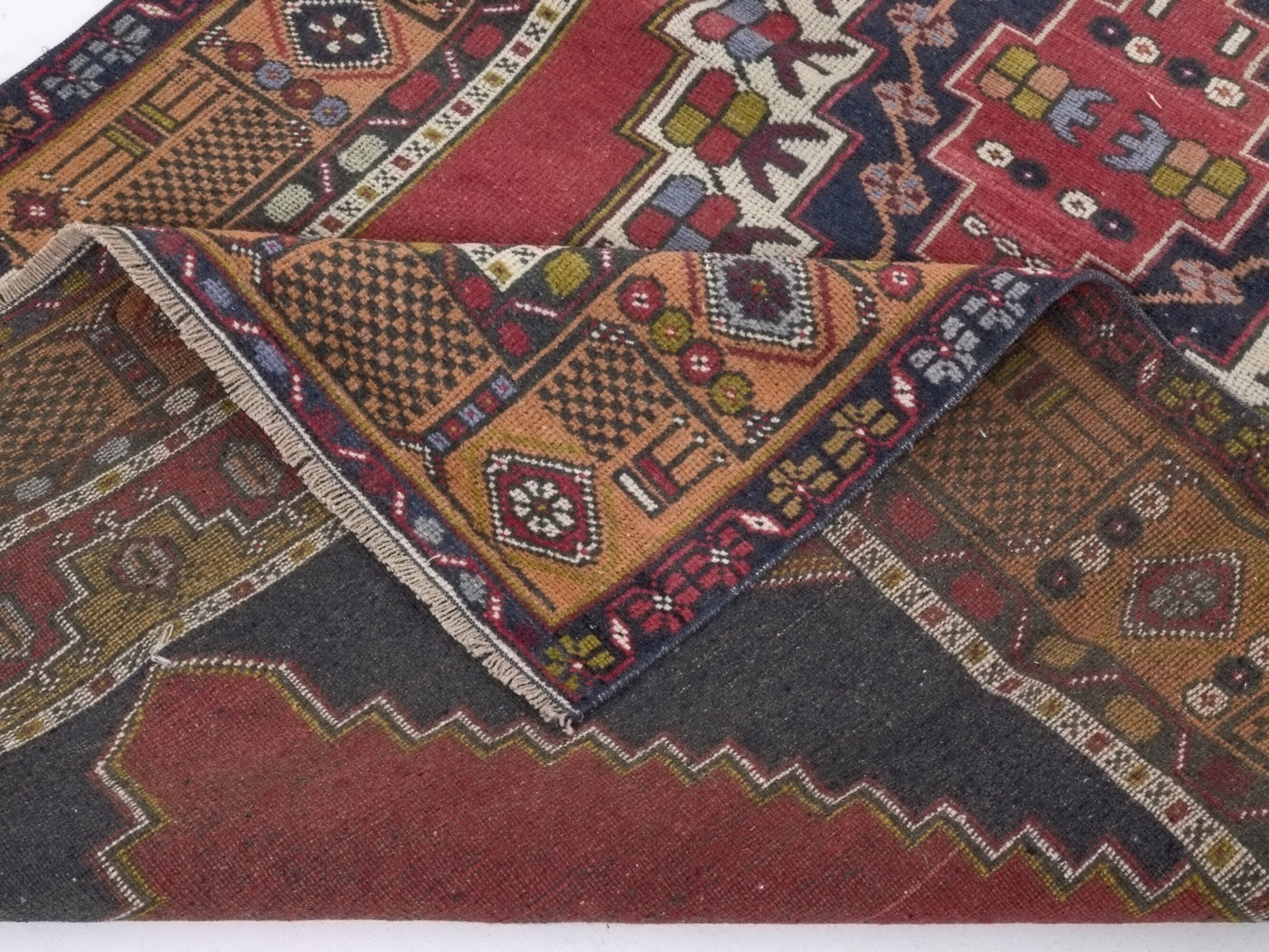 Oriental Oushak Rug, Vintage Turkish Rug, Turkish rug 4x8, Handmade Rug, Shabby chic, Floor rug, Area rug, Carpet rug, Traditional rug, 8652