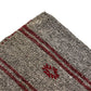 Vintage Turkish Kilim Runner rug,3x17 Gray Handmade Goat hair 1970's Kilim rug, Hallway Rug Runner, Kitchen rug, 3683