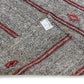 Vintage Turkish Kilim Runner rug,3x17 Gray Handmade Goat hair 1970's Kilim rug, Hallway Rug Runner, Kitchen rug, 3683