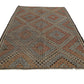 Faded Turkish Kilim rug, Vintage rug kilim, Kilim rug one of a kind , 7x11 Kilim rug, Pastel kilim rug, Anatolia rug, 8050