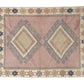 Small Pink Oushak Rug, Handmade Turkish Rug, Small Carpet Rug, Vintage Oushak Rug, Bedroom Oushak Rug, Nursery rug, 3x4 Rug, 9050