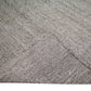 Plain Gray Square Kilim Rug, Gray Goat Hair Kilim Rug, Vintage Turkish Kilim Rug,  4739