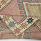 Small Pink Oushak Rug, Handmade Turkish Rug, Small Carpet Rug, Vintage Oushak Rug, Bedroom Oushak Rug, Nursery rug, 3x4 Rug, 9050