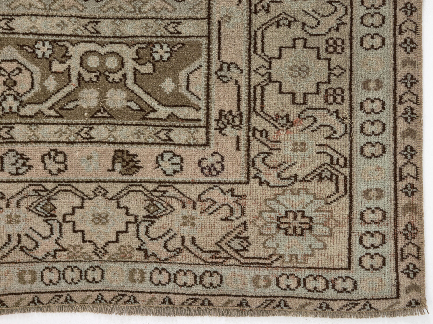 Muted Turkish Rug, Oushak Rug Neutral, Vintage Rug, Carpet rug, Area rug, 4x6 Handmade rug, Anatolia rug, Antique Oushak Rug,Office rug,8896