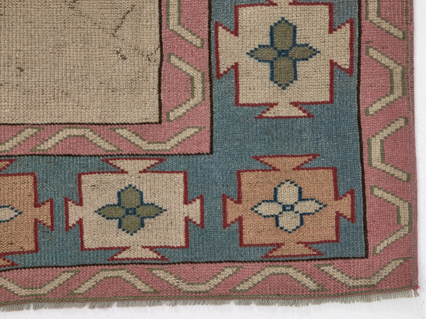 Antique Oushak Rug, Turkish rug, Vintage rug, Neutral rug, 5x7 Area rug, Carpet rug, Anatolia rug, Bedroom Oushak rug, Handmade rug,8789