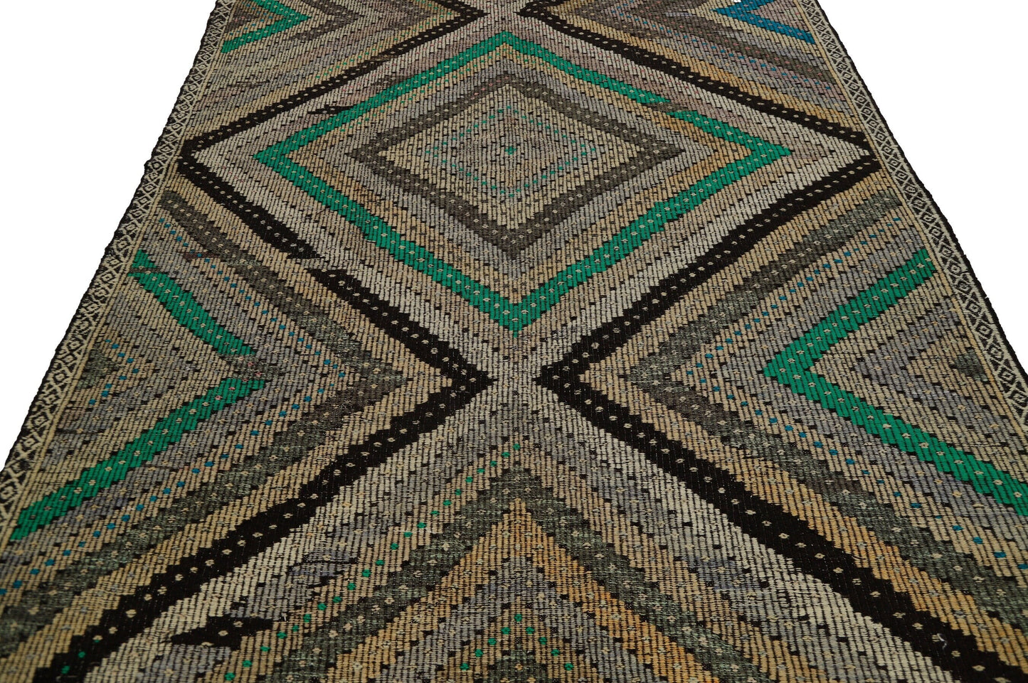 7x10 Kilim Rug, Vintage Kilim Rug, Area Handmade Kilim Rug, Turkish Flat Weave Rug, Turkish Kilim,Southwestern One Of a Kind Kilim Rug, 8045