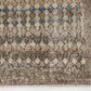 Scandinavian Turkish Rug, Oushak Rug, Vintage Rug, Carpet rug, Checked rug, Antique Rug, Bedroom rug, Art deco rug, Area rug 3x6, Rug,8903