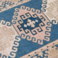Neutral Blue Small Turkish rug,3x4 Rug, Oushak Rug, Turkish rug, Anatolia rug, Nursery Vintage Rug 3x4, Handmade rug, Small Carpet rug,10071