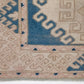 Neutral Blue Small Turkish rug,3x4 Rug, Oushak Rug, Turkish rug, Anatolia rug, Nursery Vintage Rug 3x4, Handmade rug, Small Carpet rug,10071