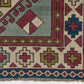 One of a kind Oushak Vintage Rug , Turkish rug, 4x6 Neutral Handmade Rug, Antique rug, Unique rug, Ethnic rug, Small Turkish Rug, 8916