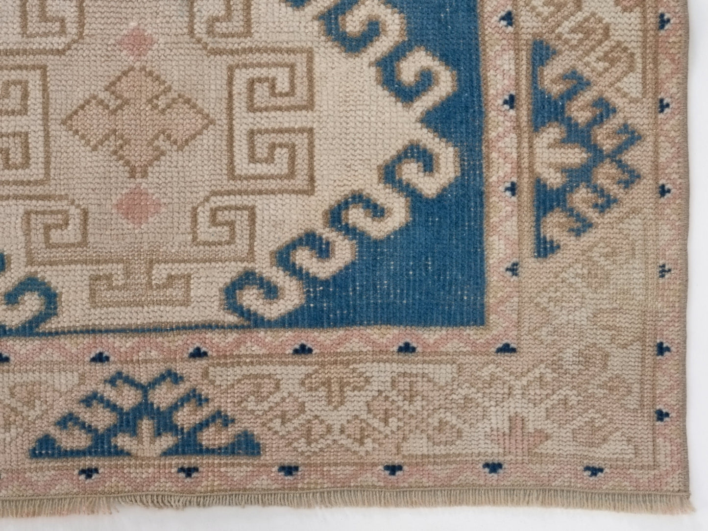 Neutral Blue Small Turkish rug,3x4 Rug, Oushak Rug, Turkish rug, Anatolia rug, Nursery Vintage Rug 3x4, Handmade rug, Small Carpet rug,10071